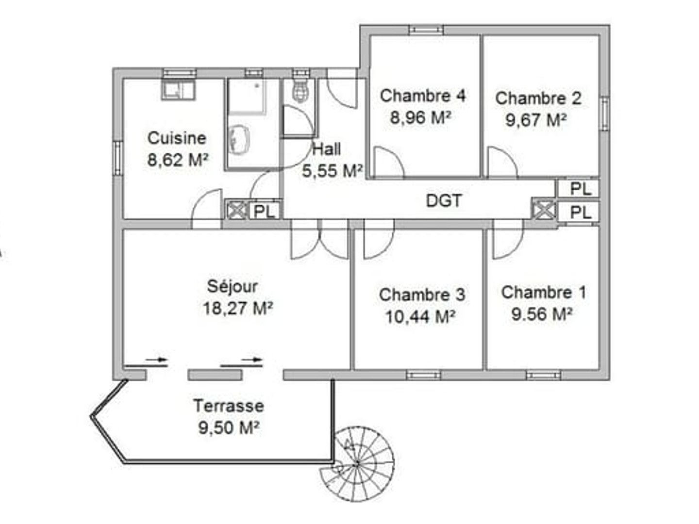 Maison à vendre - 5 pièces - 79m2 - Meyzieu (69330)