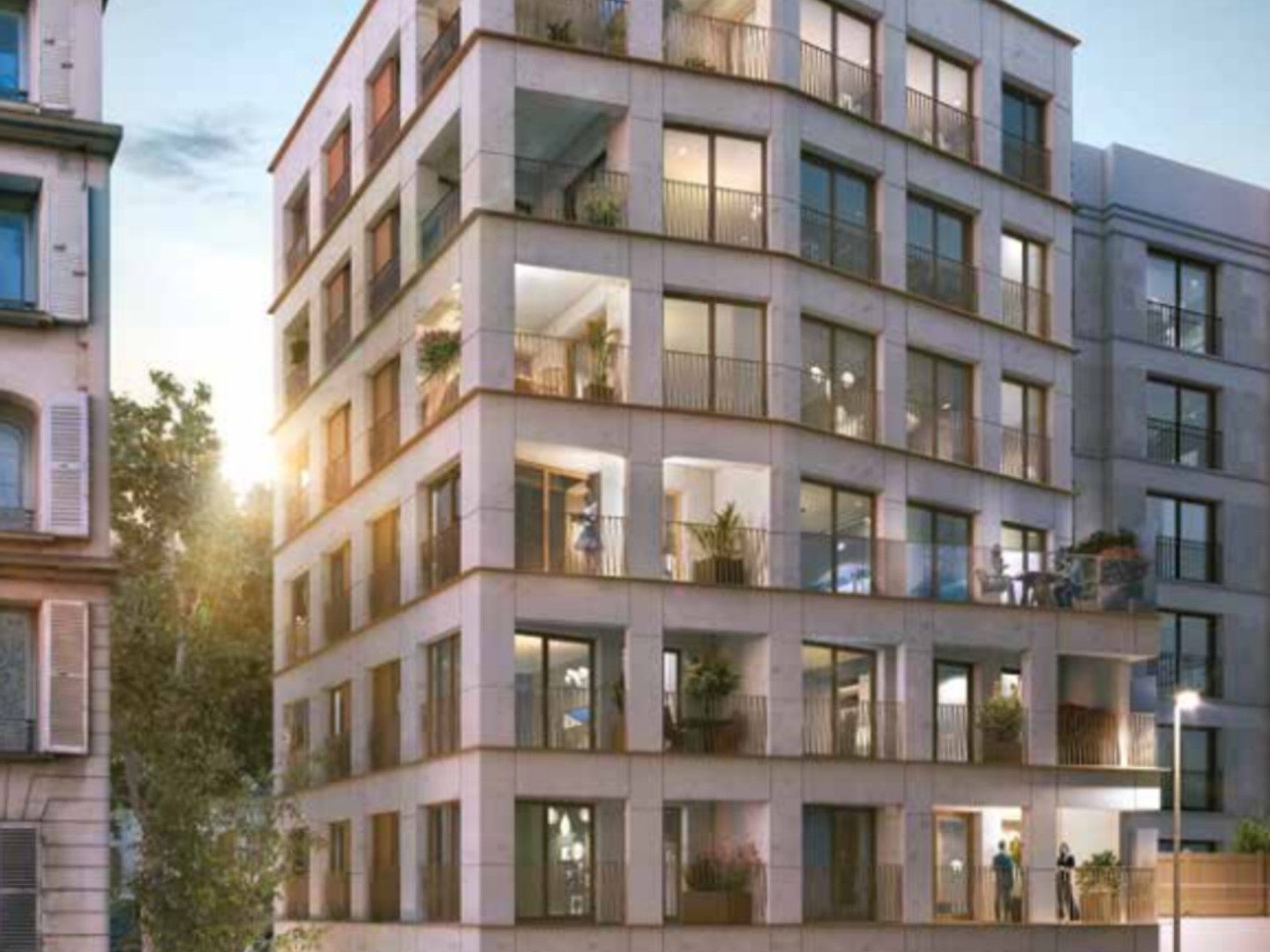 PRIX DE LANCEMENT A 7 MIN DU METRO A PANTIN 3 PIECES AVEC BALCON 10M²