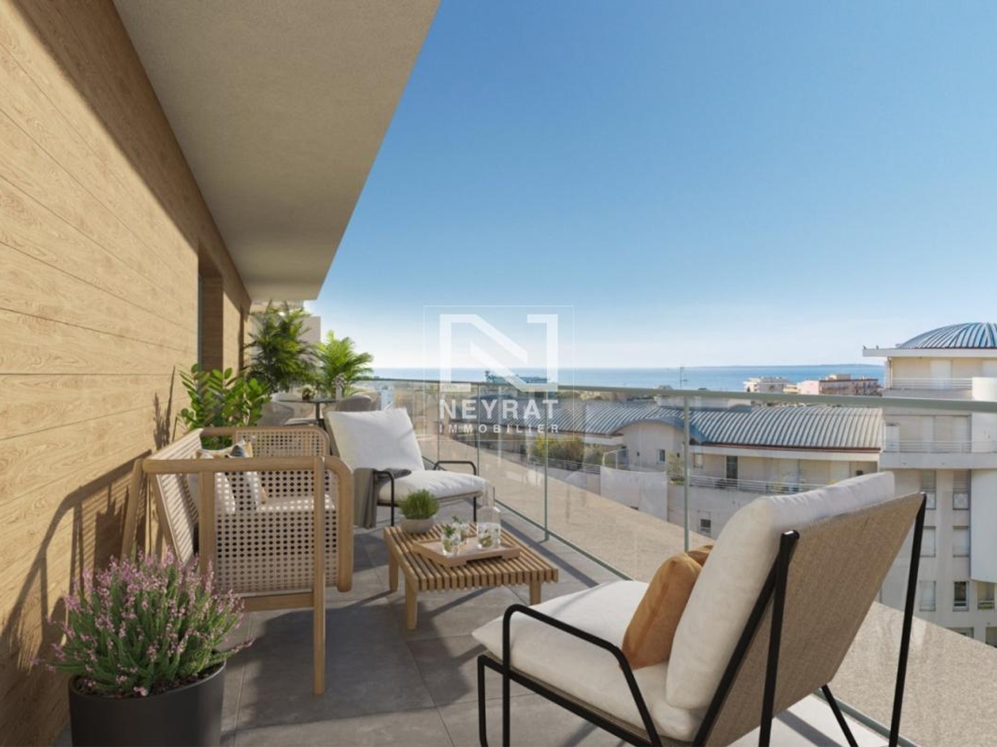 Appartement lumineux avec terrasse - Antibes