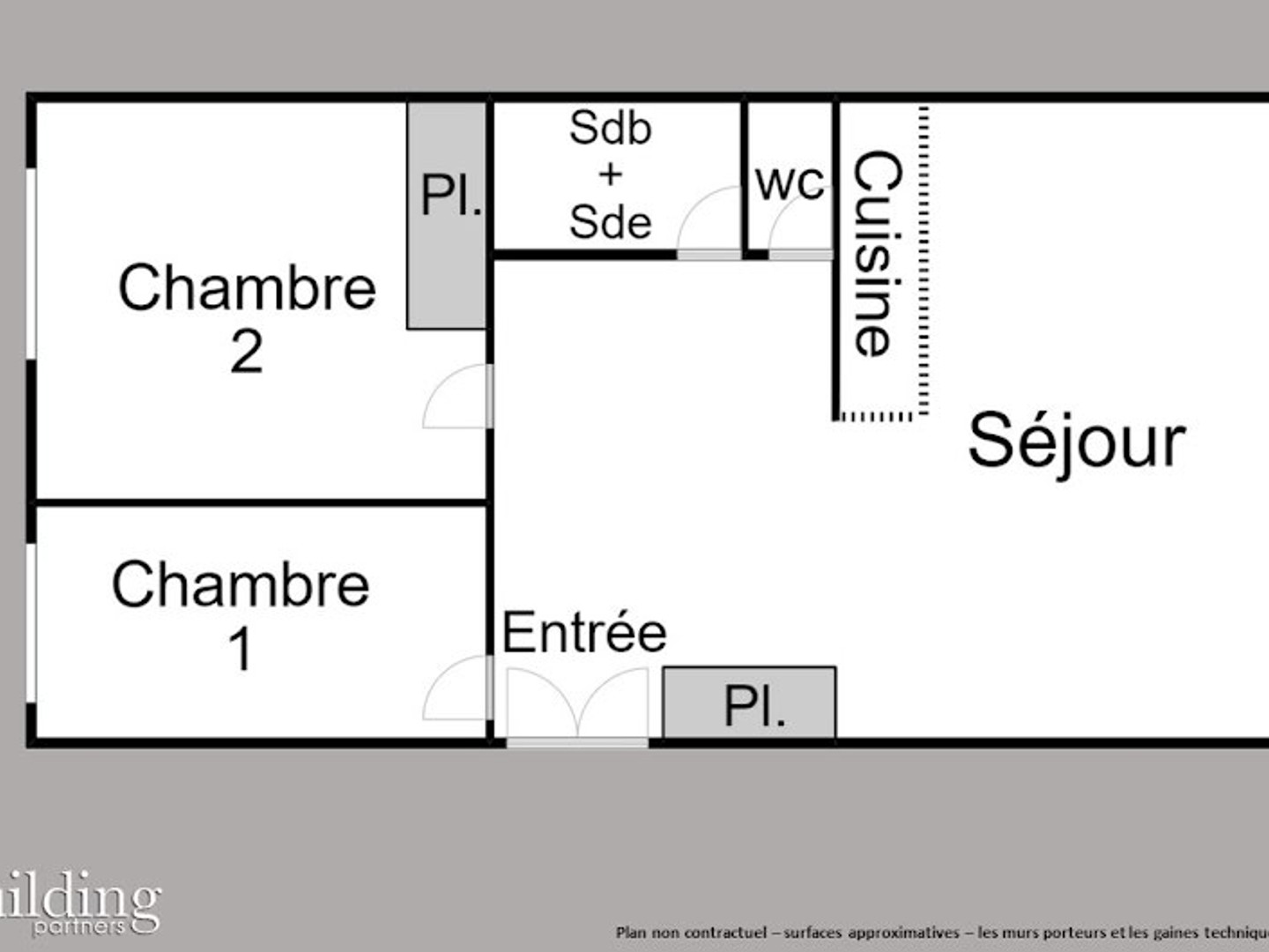 Appartement à vendre - 3 pièces - 70m2 - Paris 17e (75017)