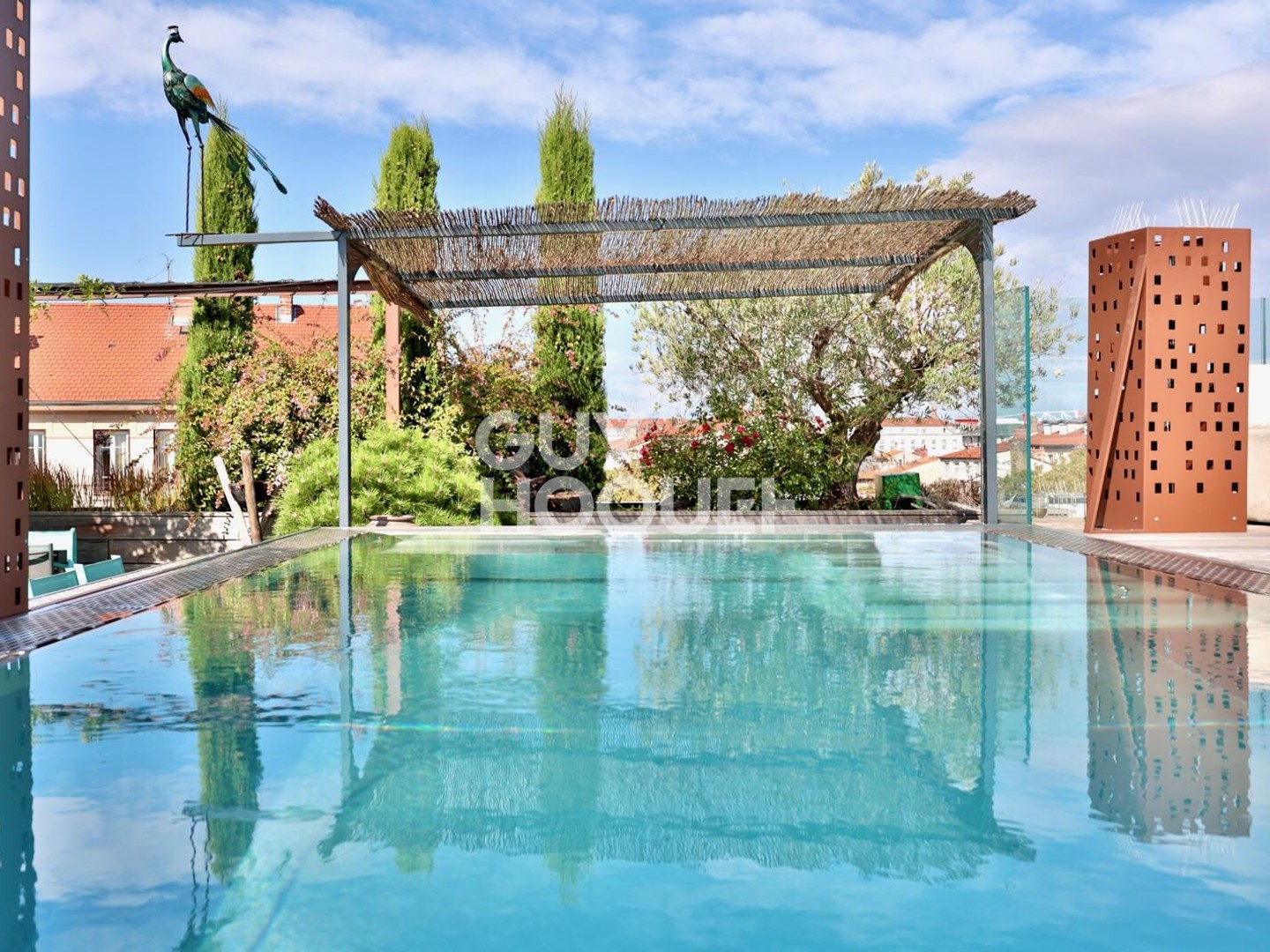 Rooftop- toit terrasse avec piscine et garage en sous sol