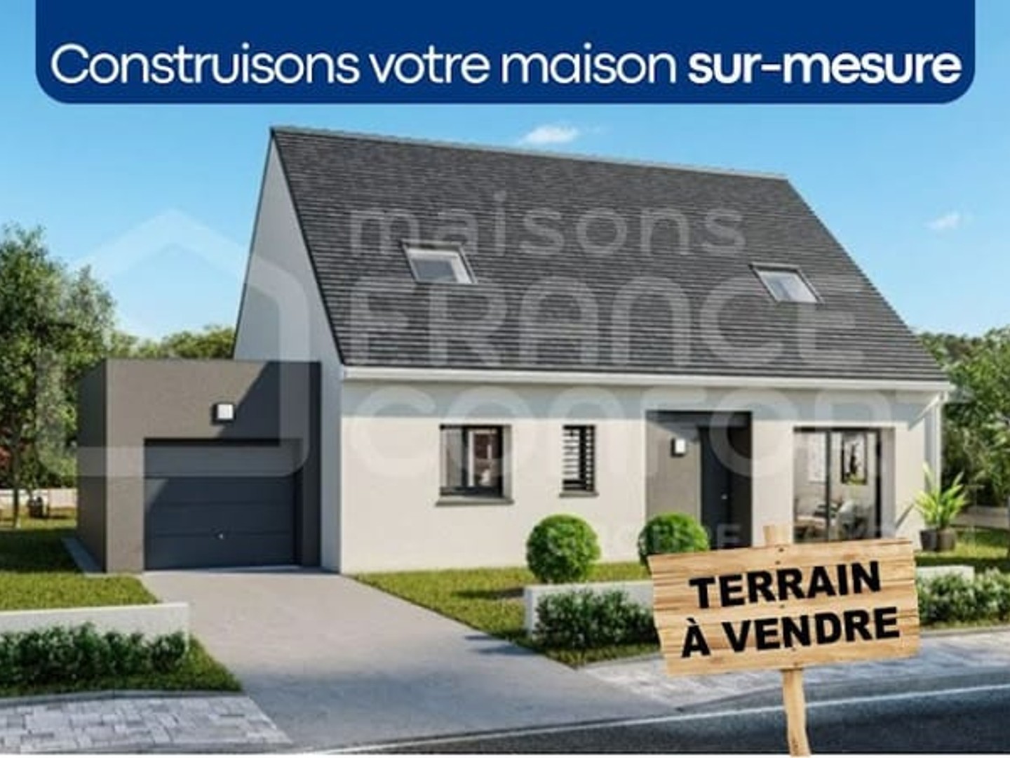 Terrain à vendre - 404m2 - Gallardon (28320)
