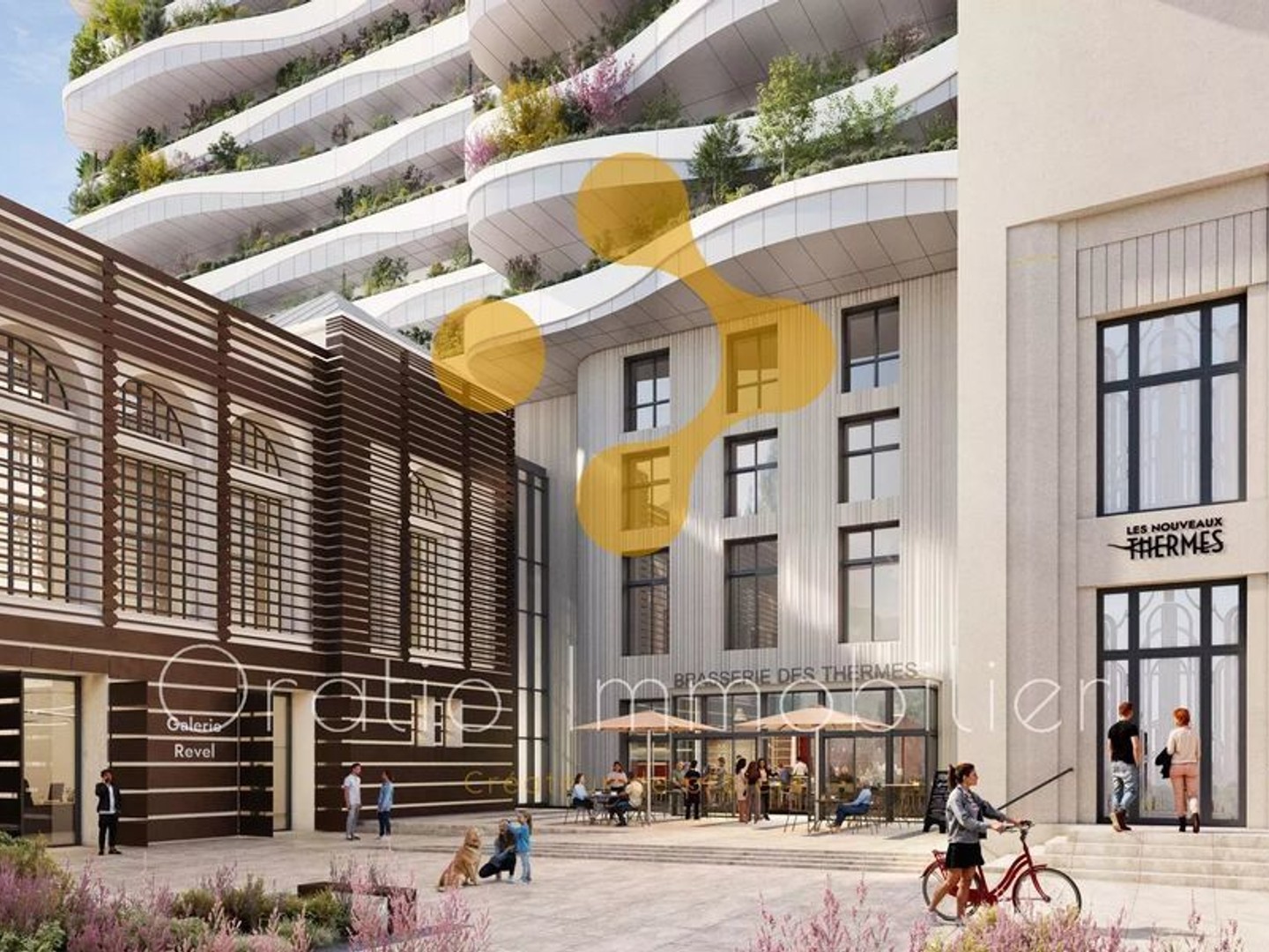 T3 de luxe avec balcon végétalisée