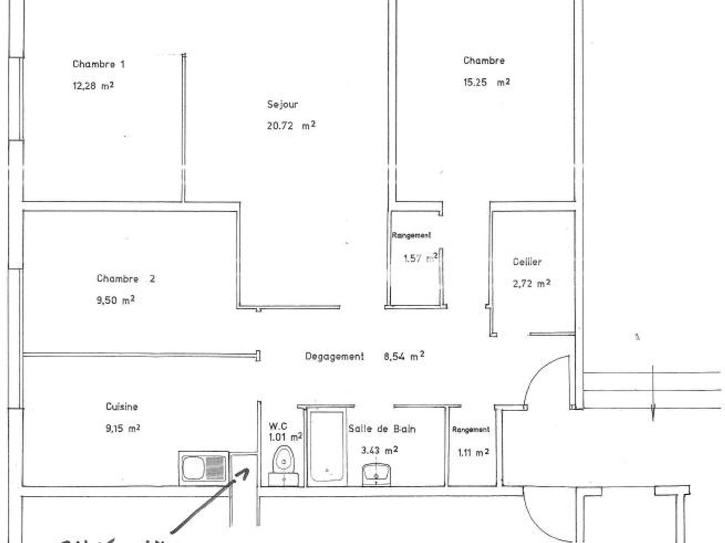 Appartement à vendre - 5 pièces - 85m2 - Le Havre (76610)