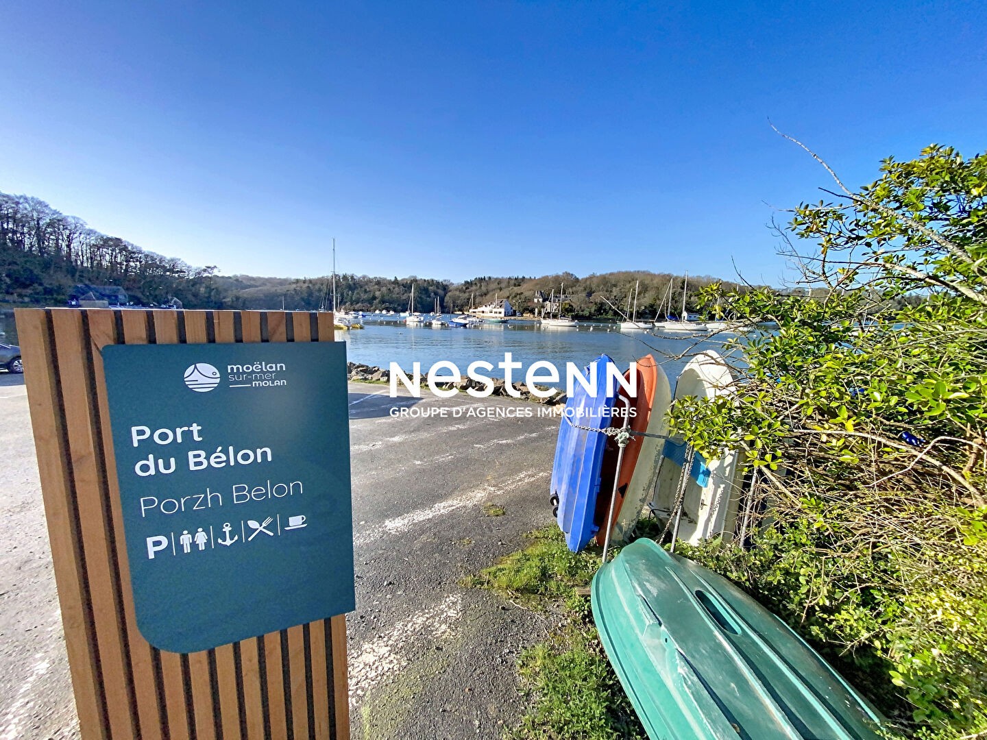 Terrain à vendre - 618m2 - Moëlan-Sur-Mer (29350)