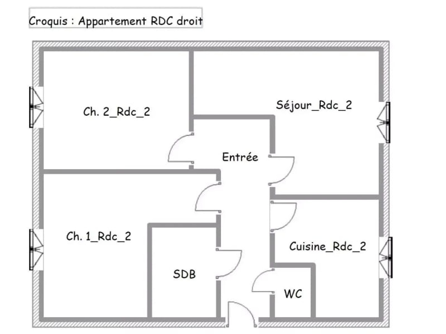 Appartement à vendre - 4 pièces - 62m2 - Tence (43190)