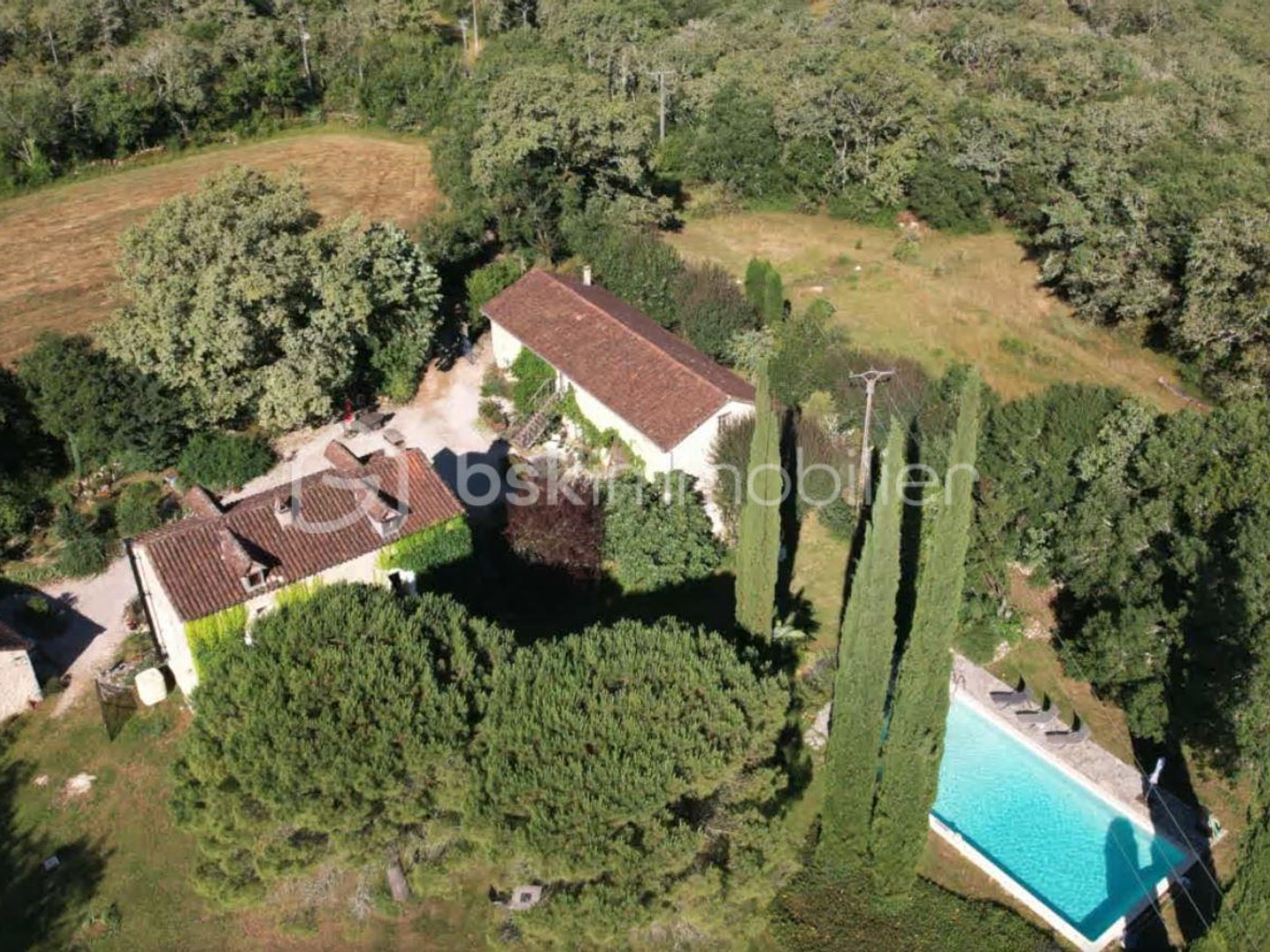 Maison à vendre - 15 pièces - 374m2 - Berganty (46090)