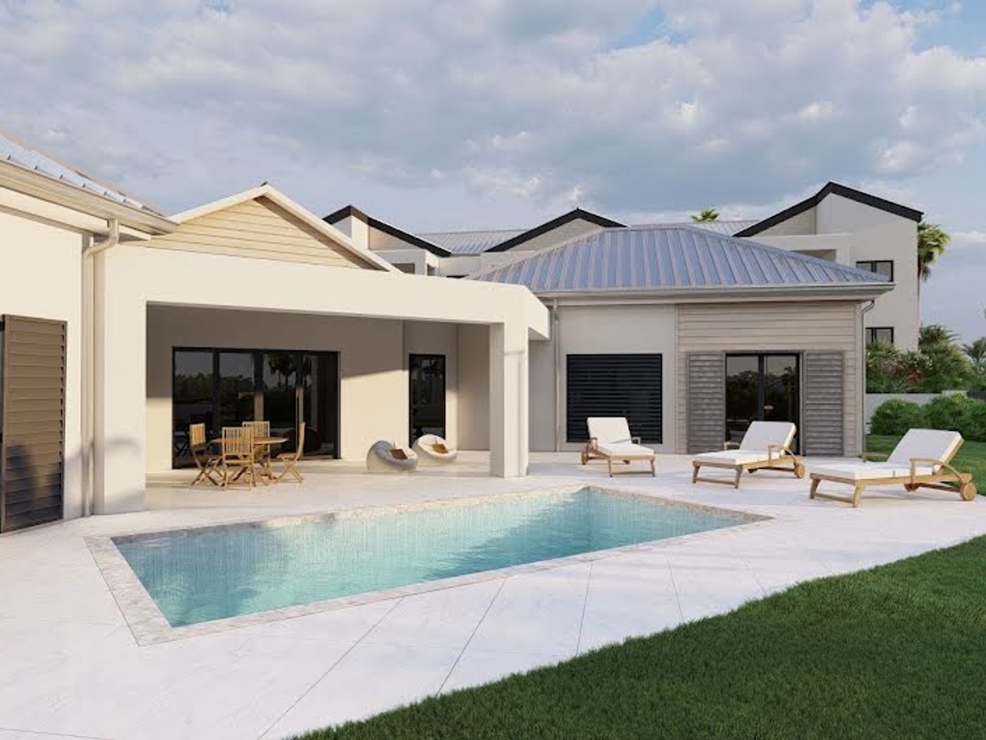 Maison à vendre - 5 pièces - 159m2 - Saint-François (97118)