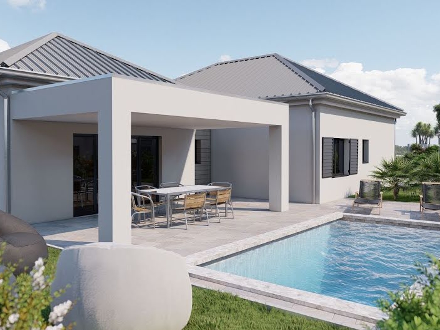 Maison à vendre - 5 pièces - 159m2 - Saint-François (97118)