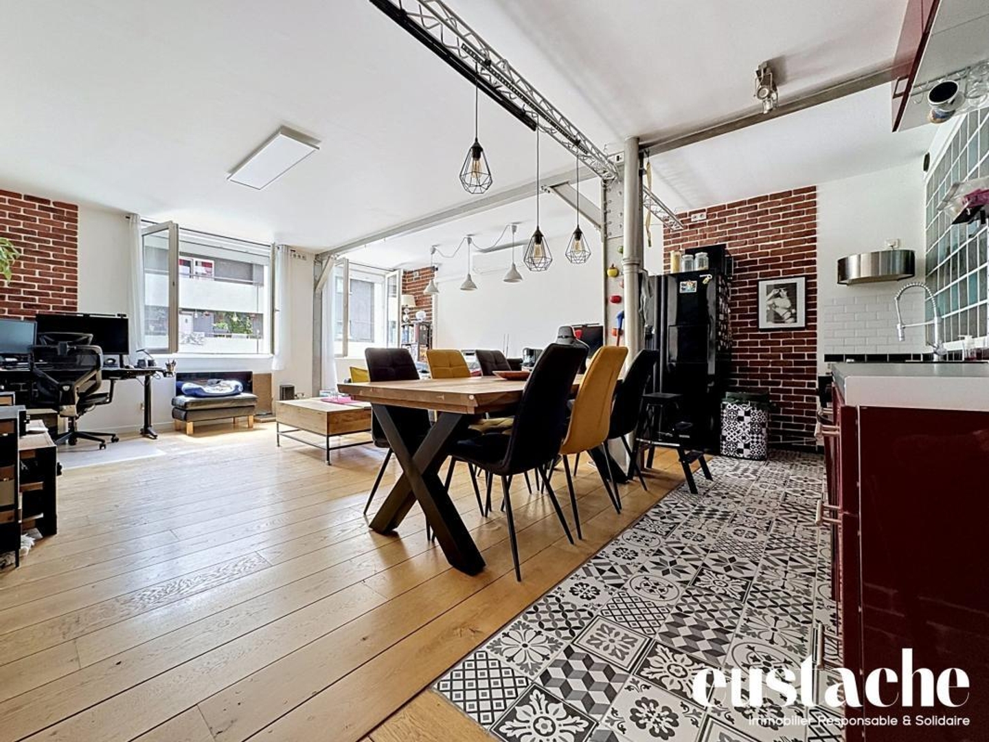 Vends loft - 72 m² - 2 pièces, 1 chambre - Paris