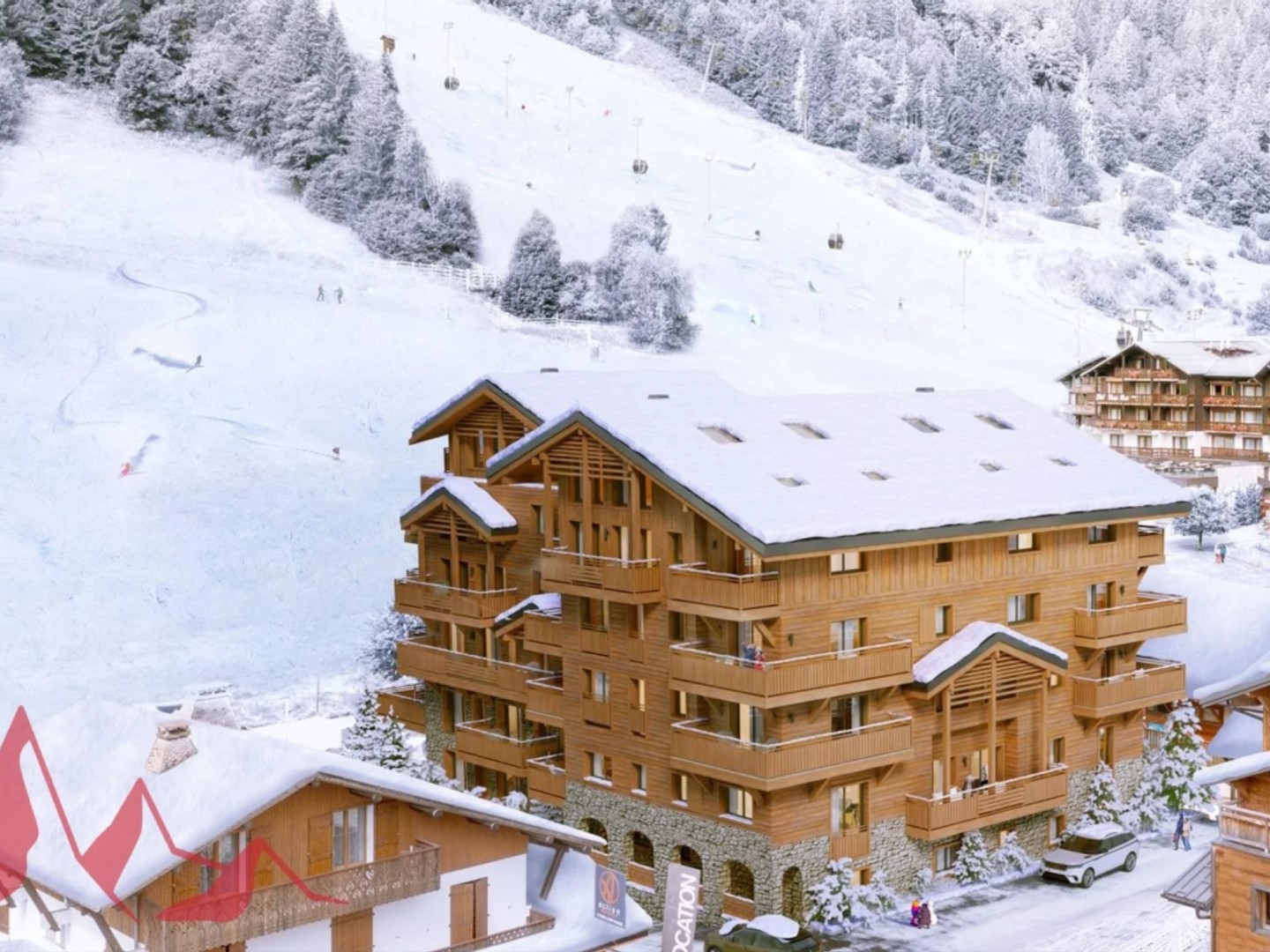 SKI AUX PIEDS - Appartement neuf de 3 chambres dans la résidence AUBERGADE - Meilleur emplacement de Morzine