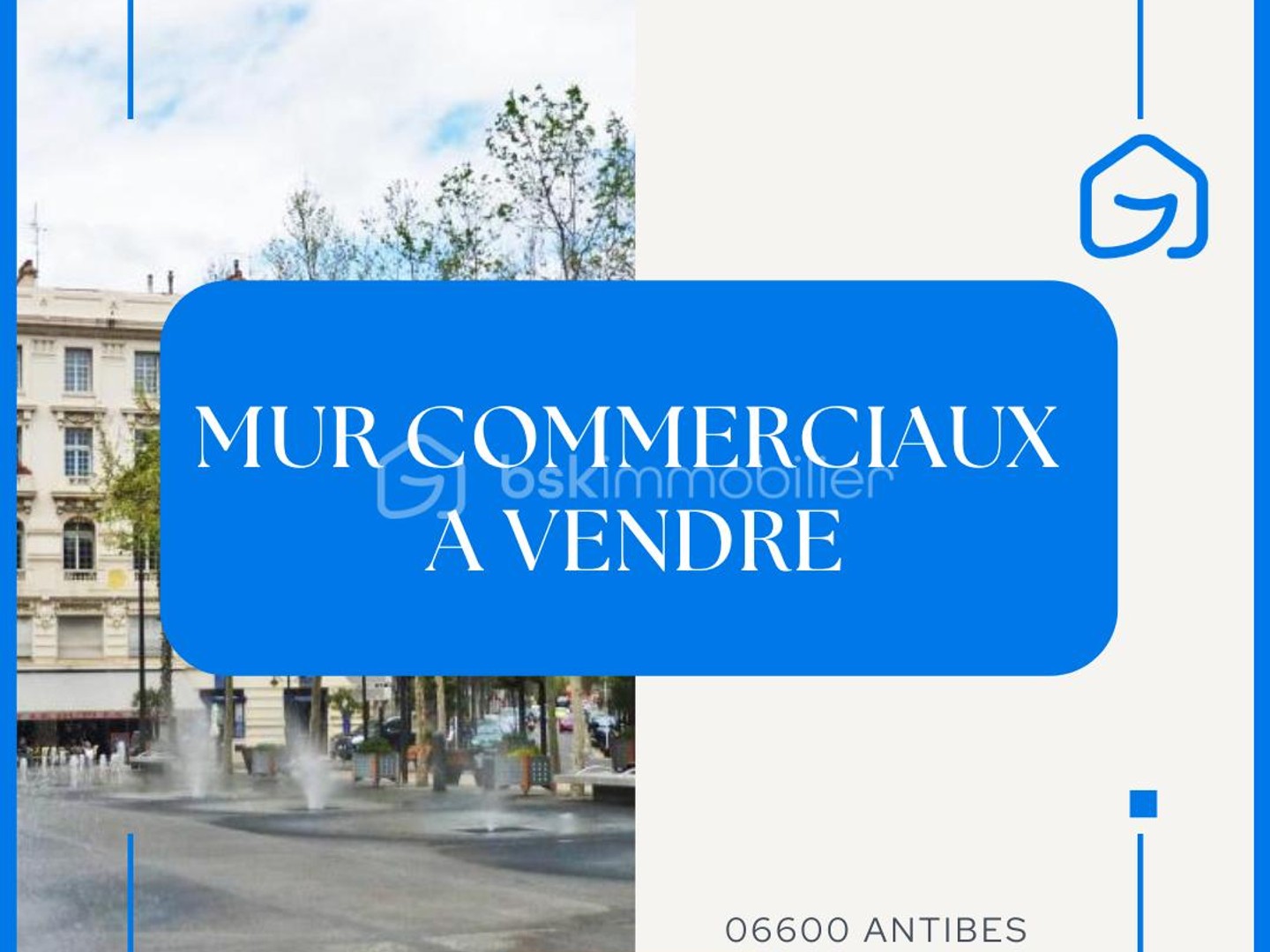 Magasin à vendre - 2 pièces - 73m2 - Antibes (06600)