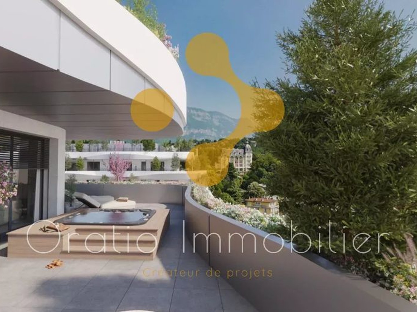 Appartement à vendre - 5 pièces - 146m2 - Aix-Les-Bains (73100)