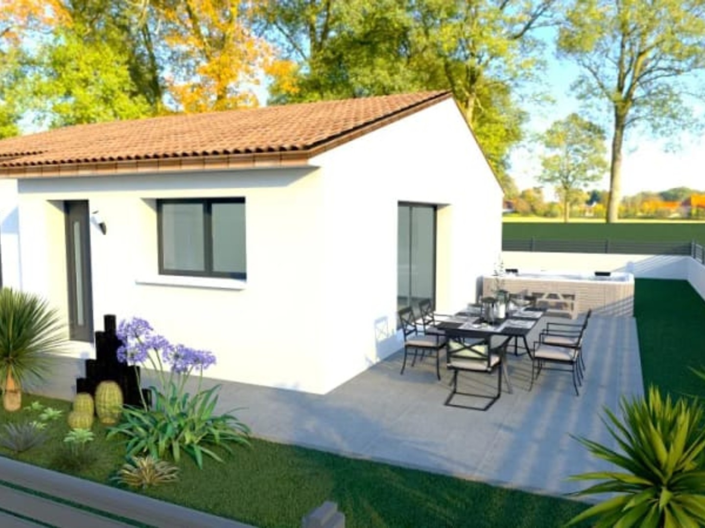 Maison à vendre - 3 pièces - 70m2 - Saint-Paul-De-Fen... (66220)