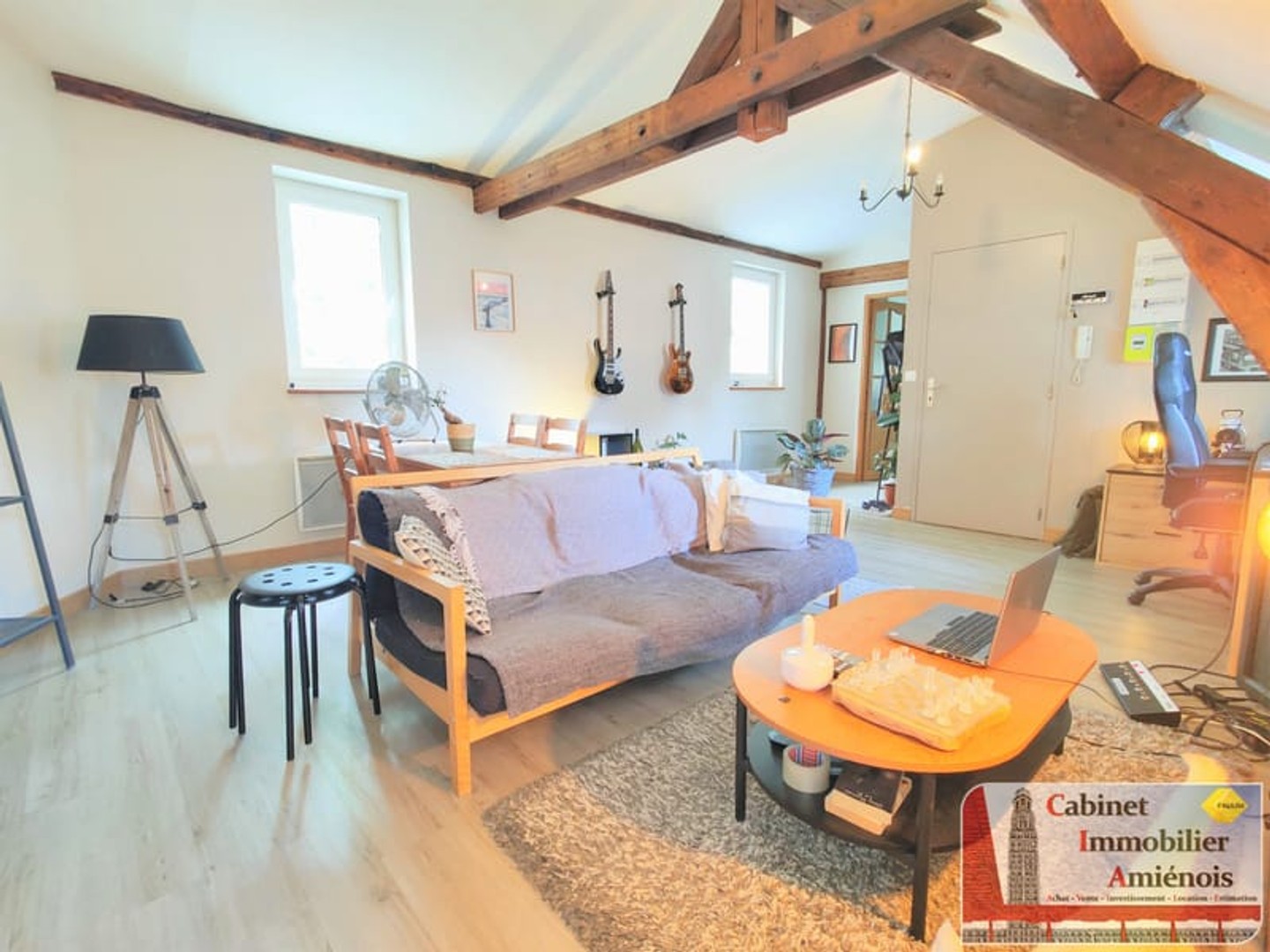 Amiens - Centre Ville : Appartement 60m2 au sol avec 1 chamb