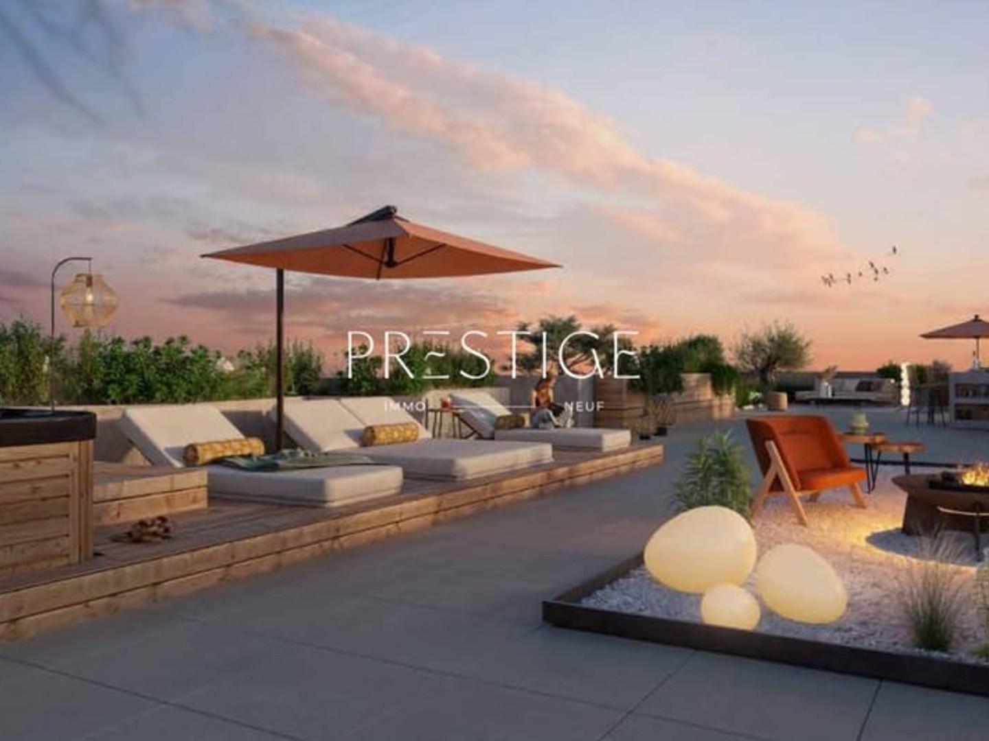 LATTES T4 DUPLEX ROOFTOP DE 126M2 AVEC TERRASSE DE 275M2