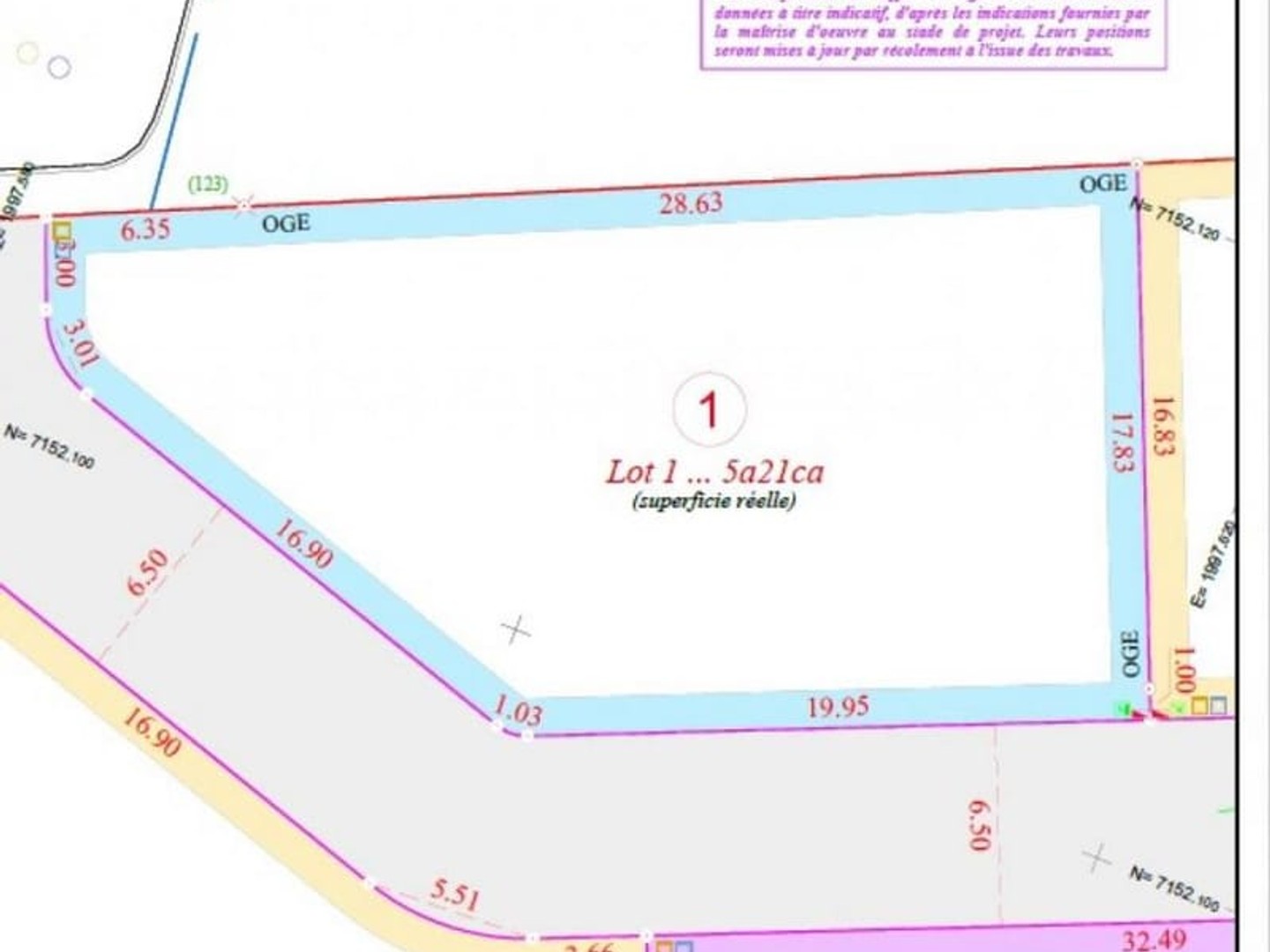 Terrain à vendre - 521m2 - Fêche-L'église (90100)