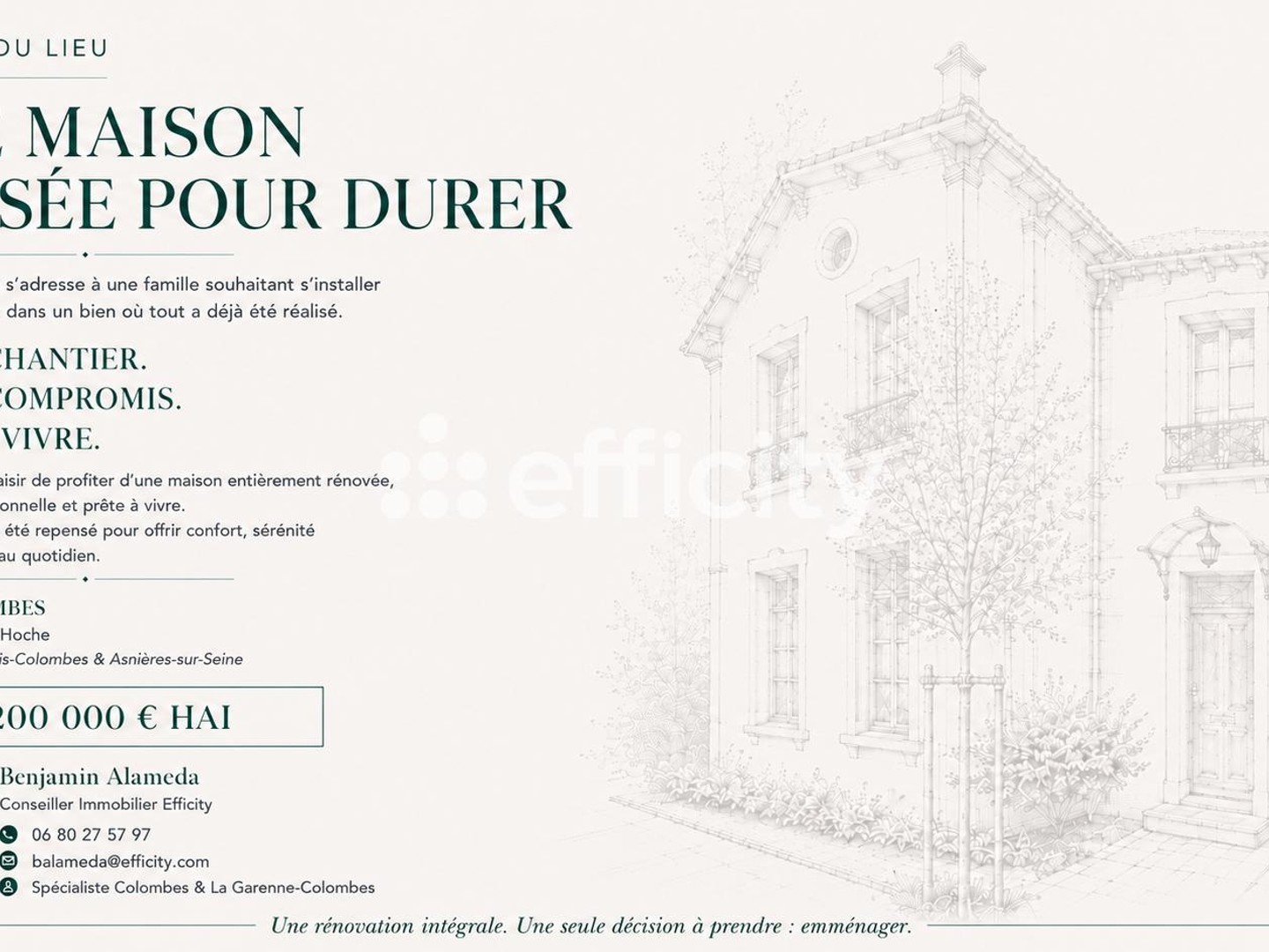 Maison à vendre - 5 pièces - 170m2 - Colombes (92700)