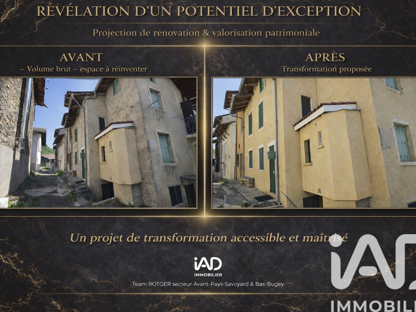 Maison à vendre - 3 pièces - 60m2 - Argis (01230)