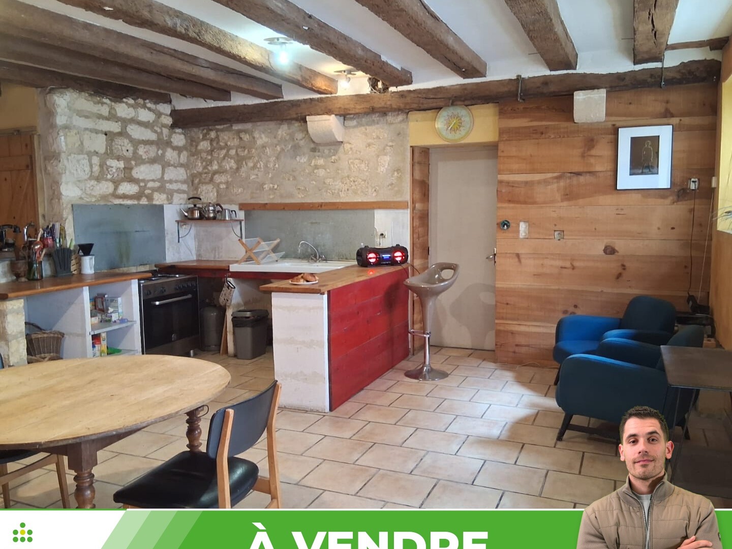 Maison à vendre - 6 pièces - 182m2 - Bonneuil-Matours (86210)