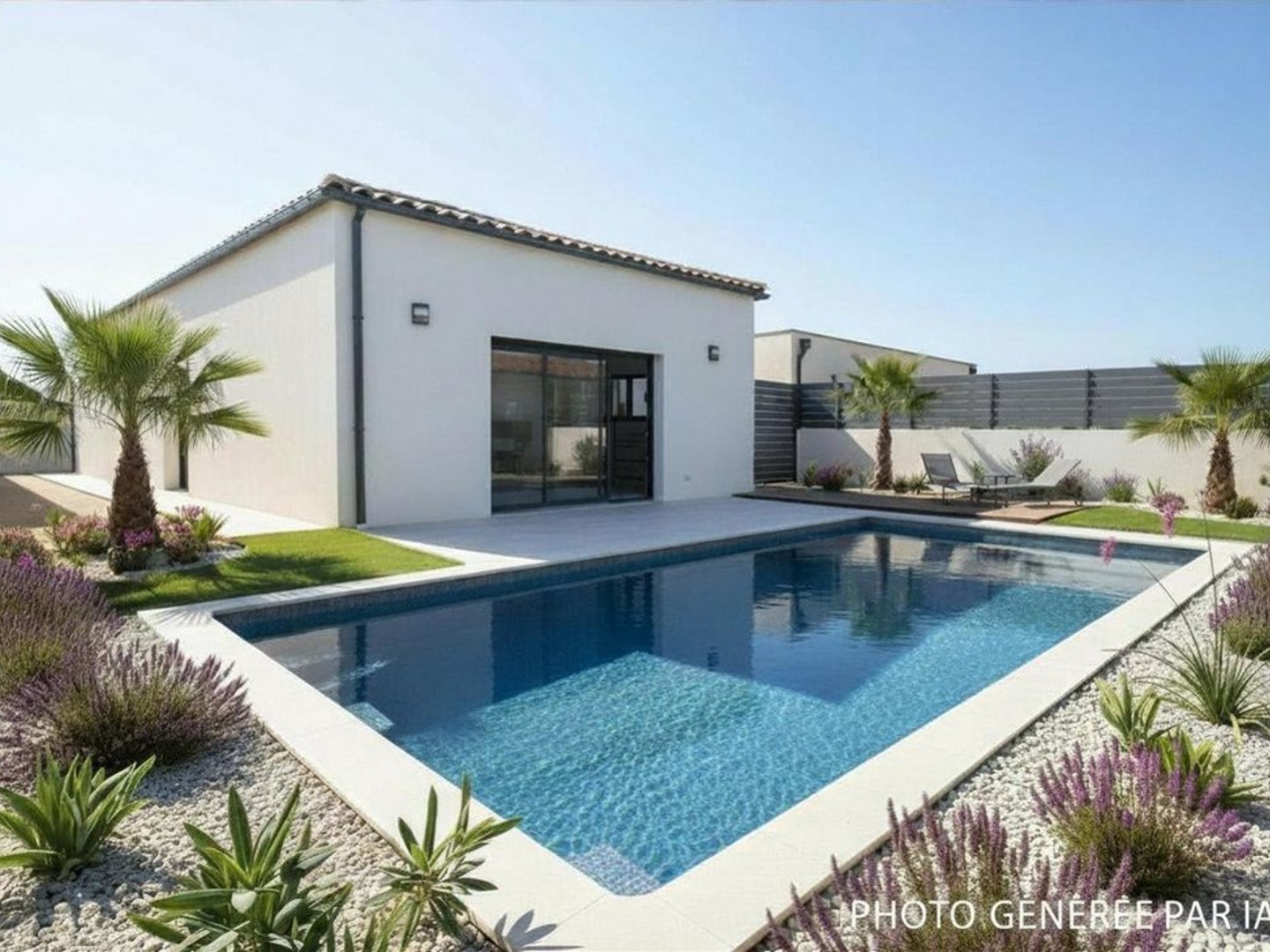 Villa plain pied 115m² sur terrain de 400m² avec grand garage