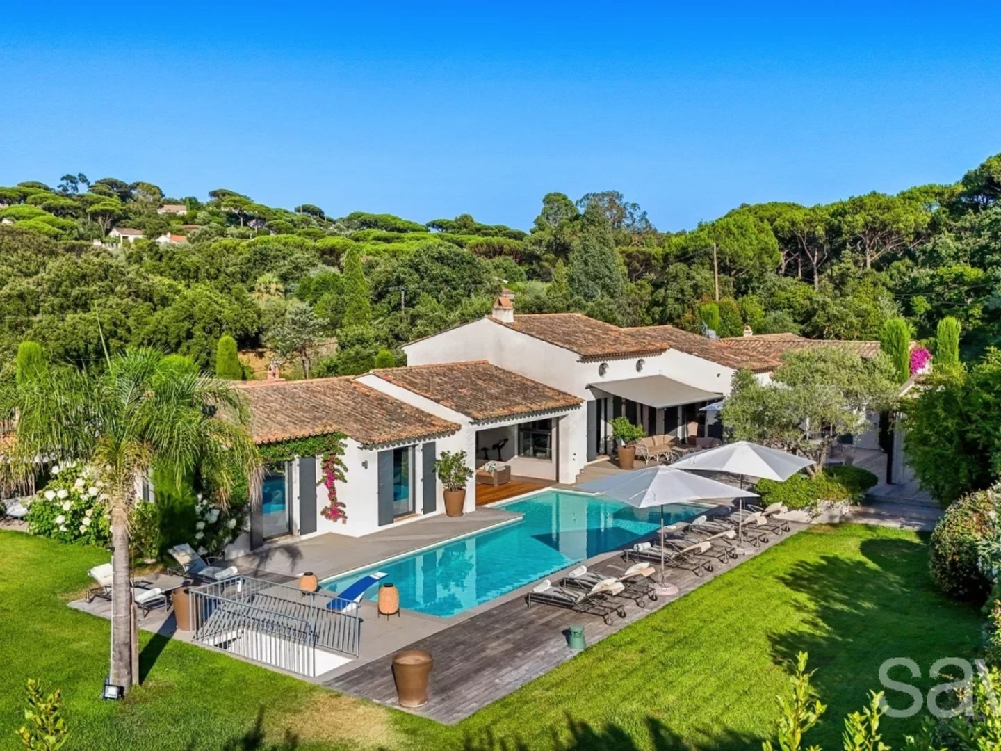EXCLUSIVITE - Saint-Tropez - Villa raffinée, Calme, Elégance et Emplacement prisé