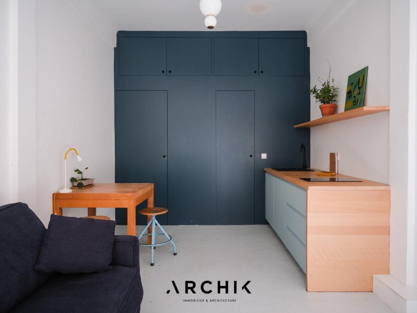Appartement à vendre - 1 pièce - 17m2 - Paris 19e (75019)
