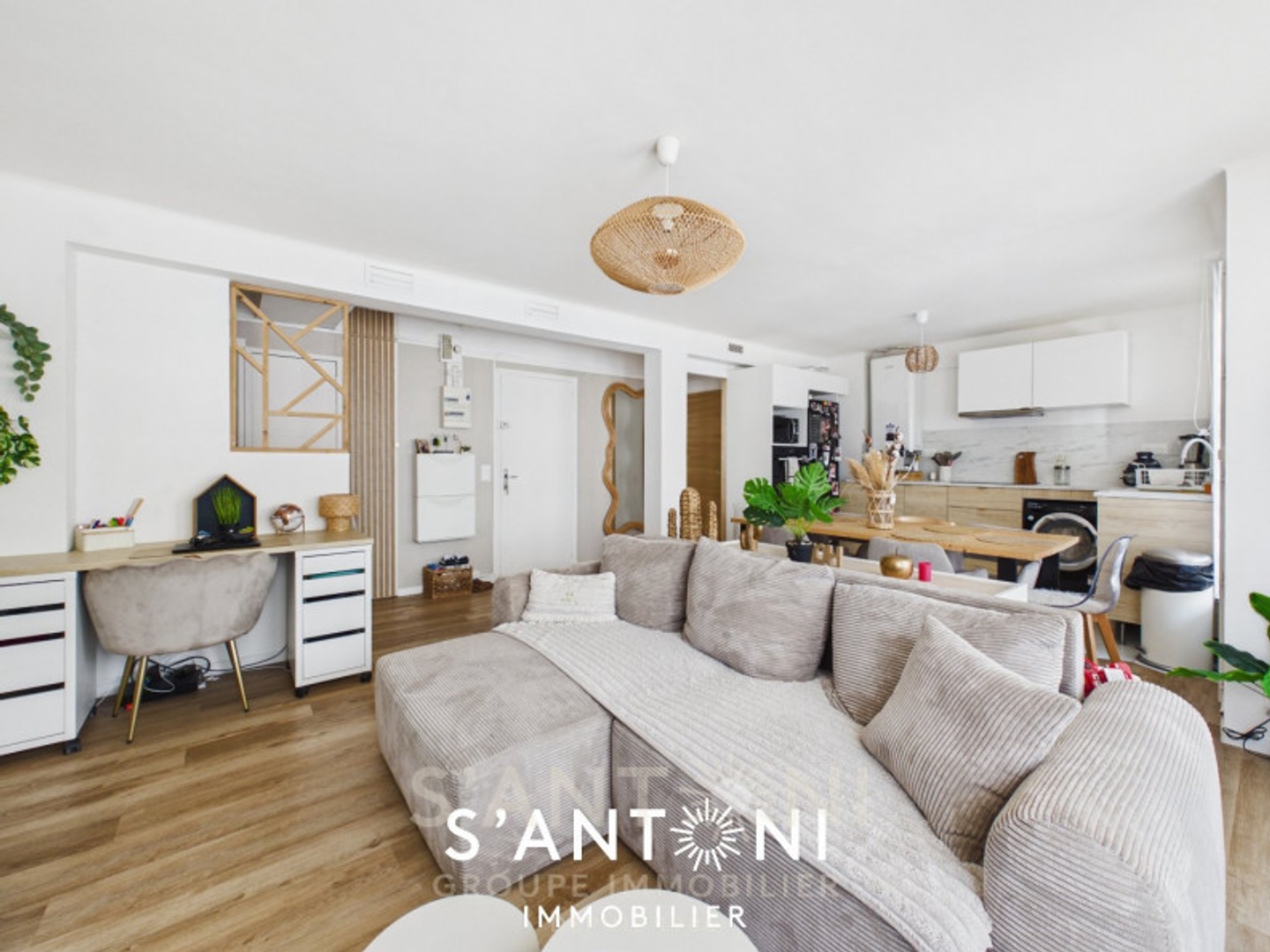 Appartement 3 pièces 60 m²