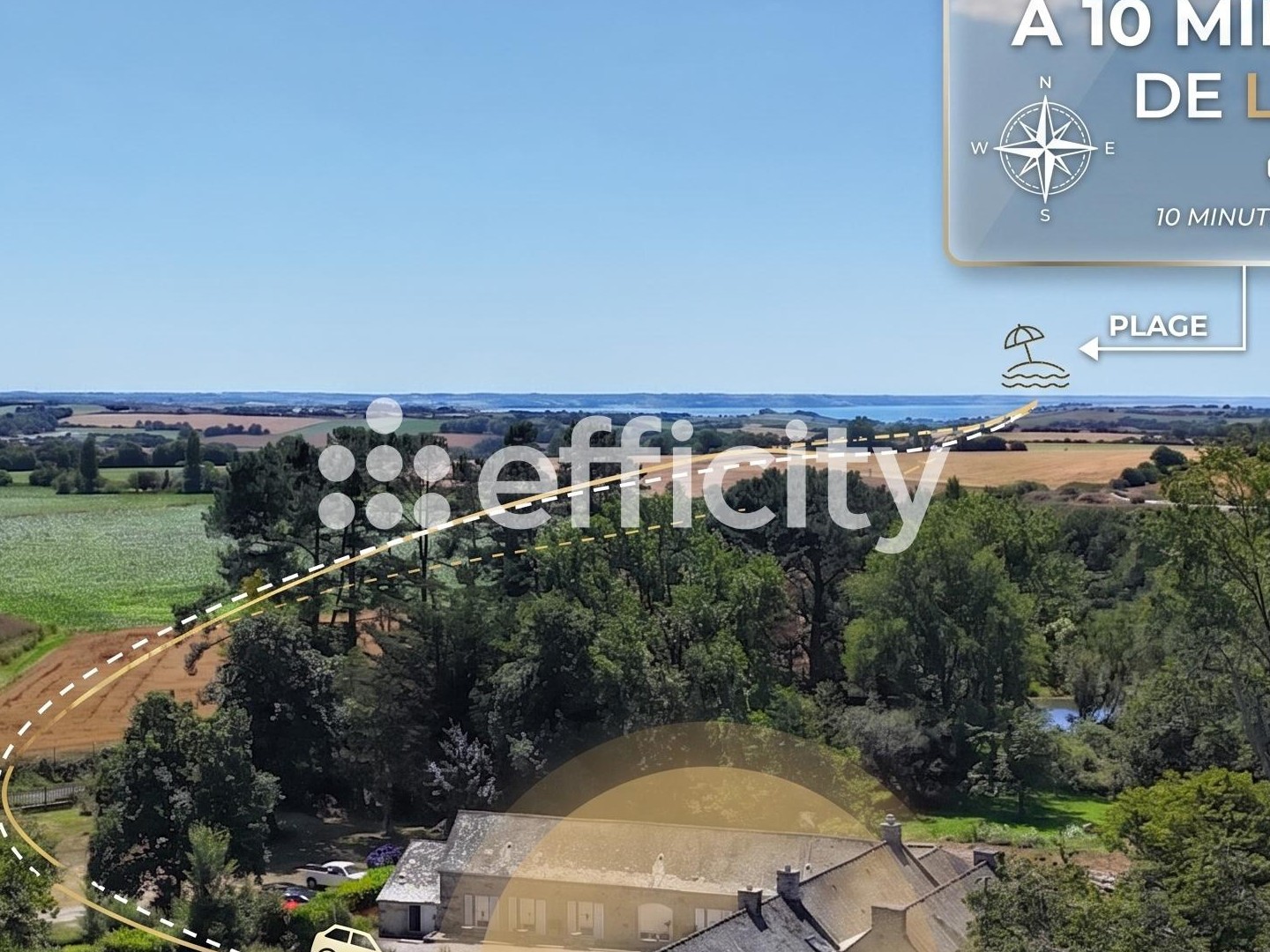 Maison à vendre - 20 pièces - 466m2 - Plomodiern (29550)