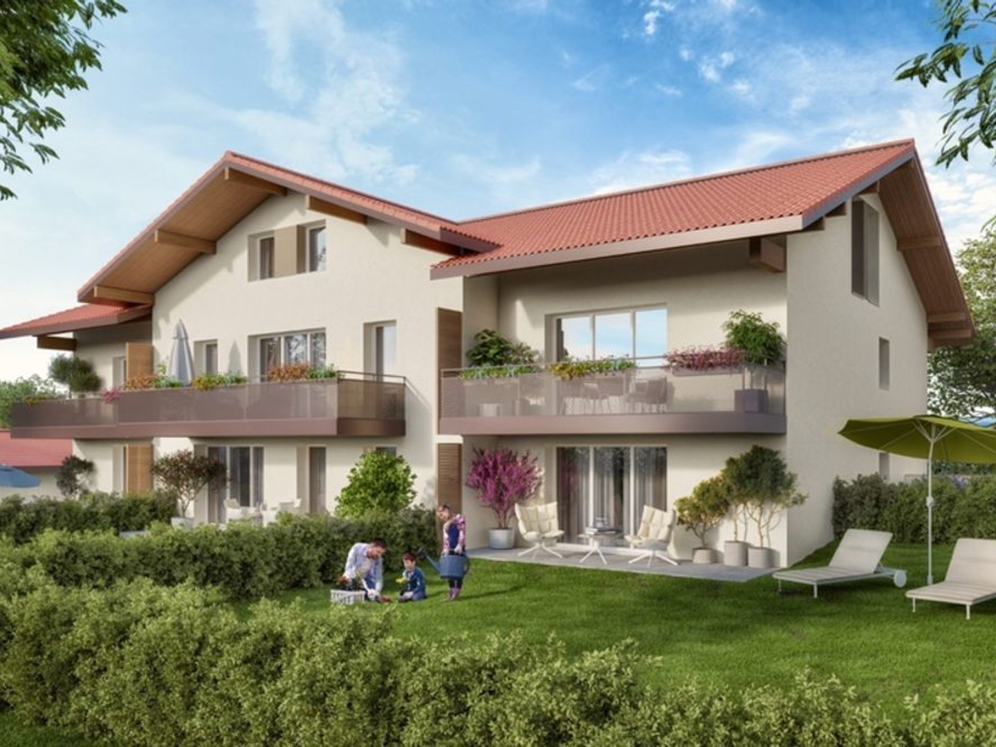 Appartement à vendre - 4 pièces - 86m2 - Bons-En-Chablais (74890)